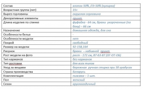 2С733Д40 7909 ПИЖАМА ЖЕН. 88-94-158,164 САЛАТ