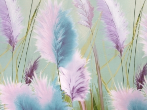 Поплин набивной Астильба рис. 13401/1, 220см