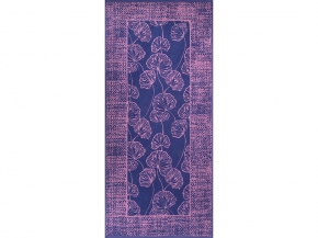 6с102.411ж1 Весенний напев(пурпурн3) Полотенце махровое 67х150см