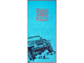 6с102.411ж1 Гонки(3-бир-т.син) Полотенце махровое 67х150см