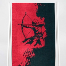 6с102.411ж1 Лучник(т.зеленый1) Полотенце махровое 67х150см