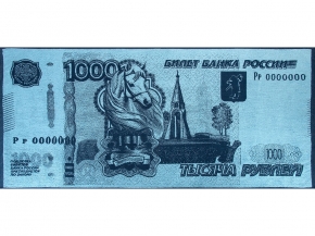 6с102.411ж1 1000 р-Год лошади (джинс) Полотенце махровое 67х150см