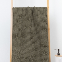 23С68-ШР/у. 75*130 Полотенце "Зефир" цв. 2100 рис. 415 бежево-коричневый