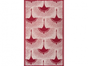 6с104.411ж1 Китайский журавль(бордо) Полотенце махровое 67х40см