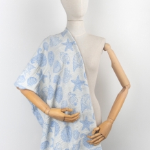 17с125-ШР/у 60*130 полотенце "Море" цв. 270 голубой