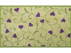 6с104.411ж1 Сердца-винтаж(3-сирень4) Полотенце махровое 67х40см