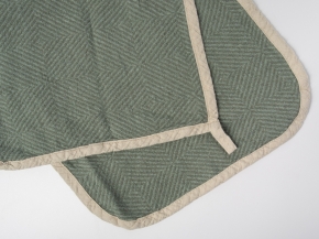 17С344-ШР/039/у Коврик 40*70 "Рубчик" цв. 1760 рис. 2 оливковый