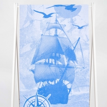 6с102.413ж1 Под парусом (регата) Полотенце махровое 81х160см