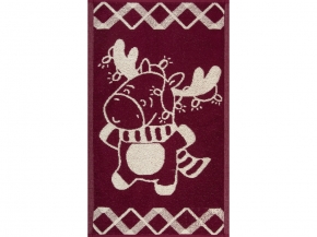 6с104.411ж1 Оленик светит(кр.дерево1) Полотенце махровое 67х40см