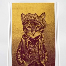 6с102.411ж1 Козырек(кр.дерево1) Полотенце махровое 67х150см