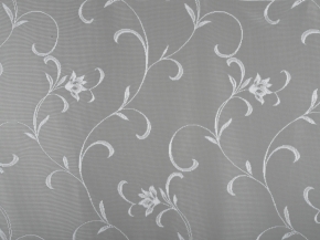 1.80м 16021 Тюль-жаккард Lila 180 см (WHITE, W1592)