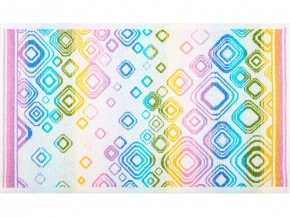 6с104.411ж1 Мишель (белая радужка) Полотенце махровое 67х40см