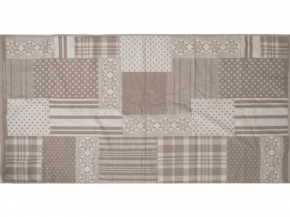 6с103.512ж2 Аппликация (лен3) Полотенце махровое 50х90см