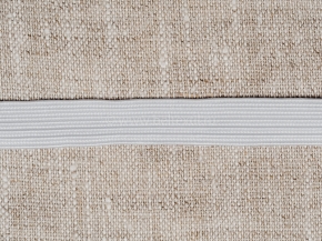 10мм. Резинка ткацкая 10мм, белый (рул.100м) Тип F