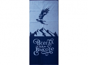 6с102.411ж1 На высоте (т.синий2) Полотенце махровое 67х150см