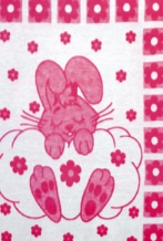 Одеяло п/шерсть 70% 100*140 жаккард цв. розовый
