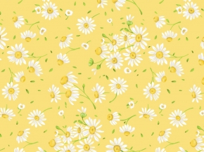 Перкаль набивной арт 140  рис 64053/3 Милора желтый, 150 см