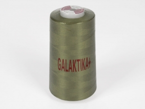 Нитки П/Э 40/2 (5000 ярдов) "GALAKTIKA+" оливковый светлый*395
