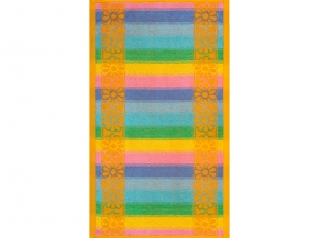 6с104.411ж1 Ромашки (золотистая радужка) Полотенце махровое 67х40см