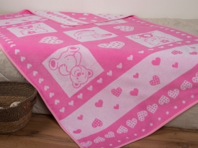 5с081.400.1 Малышам (розовый2) Плед 103х160 см