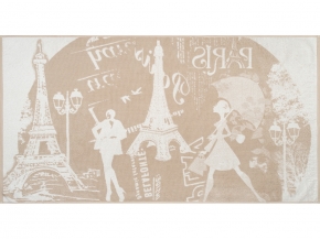 6с102.513ж2 Мечты о Париже (лен3) Полотенце махровое 81х160см