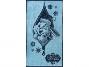 6с103.412ж1 Заинька(джинс) Полотенце махровое 50х90см