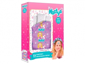 КПБ 1.5  поплин "Like Nastya" (70*70) рис. 16385-1/16436-1 Unicorn style