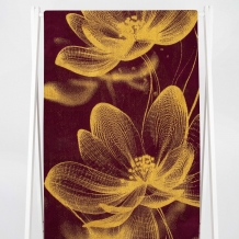 6с102.413ж1 Танец вдвоем(кр.дерево1) Полотенце махровое 81х160см