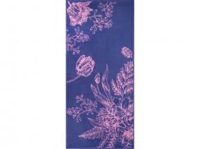 6с102.411ж1 Очарование(пурпурн3) Полотенце махровое 67х150см