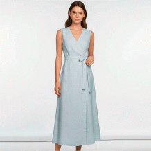 25С19-ШР/039/у 270/1 Платье женское НЕБЕСНЫЙ