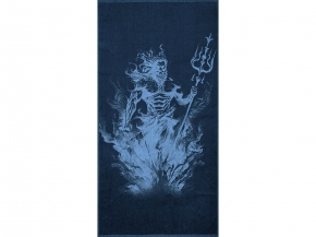 6с102.413ж1 Посейдон (темно-синий6) Полотенце махровое 81х160см