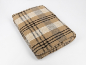 Одеяло-плед  п/шерсть 30% 190*200  "Клетка"