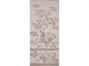 6с102.511ж2 Бабочки (лен3) Полотенце махровое 67х150см