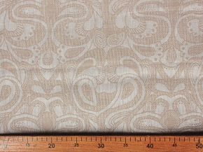 17С418-ШР 133/121 Ткань скатертная, ширина 207см, лен-100%