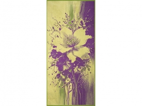 6с102.411ж1 Хелеборус(3-сирень4) Полотенце махровое 67х150см