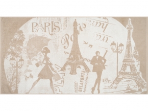 6с102.513ж2 Мечты о Париже (лен3) Полотенце махровое 81х160см