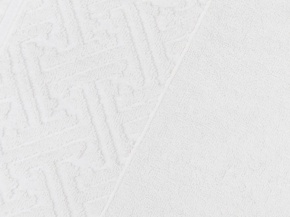 5с403.612ж1 Рельеф2(1-бел.шепот) Полотенце махровое 45х90 см