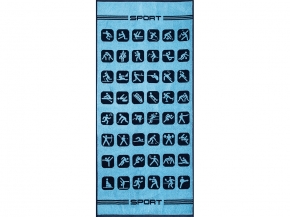 6с102.411ж1 Sport (темно-синий4) Полотенце махровое 67х150см