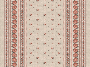 Рогожка набивная арт. 902 МАПС рис. 9483/3 Русский цвет, 150 см