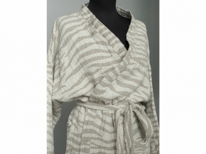 17с134-ШР/039/у/уп. Халат для бани 170*176 96*100 "Зебра" цв 330 рис 912