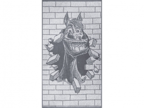 6с103.412ж1 Здрасте конь(графит5) Полотенце махровое 50х90см