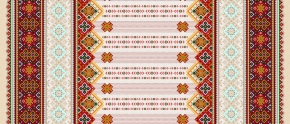 Рогожка набивная арт. 902 МАПС гр рис. 21061/1, 150 см.