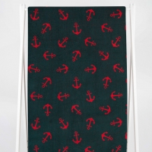 6с102.411ж1 Якоря(т.зеленый1) Полотенце махровое 67х150см