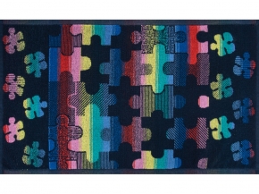 6с104.411ж1 Пазлы (т.радужка) Полотенце махровое 67х40см