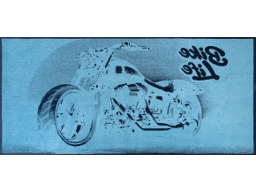 6с102.411ж1 Bike life (темно-синий4) Полотенце махровое 67х150см