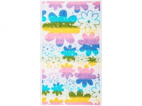 6с104.411ж1 Цветы полевые (белая радужка) Полотенце махровое 67х40см