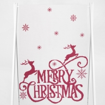 5с22.312ж1 Merry Christmas(ДТЭ бордовый) Полотенце 50х180 см