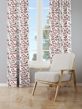 Рогожка набивная рис. 500499/1 Городецкая лошадка, 150см