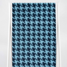 6с102.411ж1 Гусиные лапки(т.синий2) Полотенце махровое 67х150см