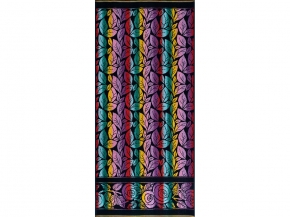 6с102.411ж1 Тропикана (темно-синяя радужка) Полотенце махровое 67х150см